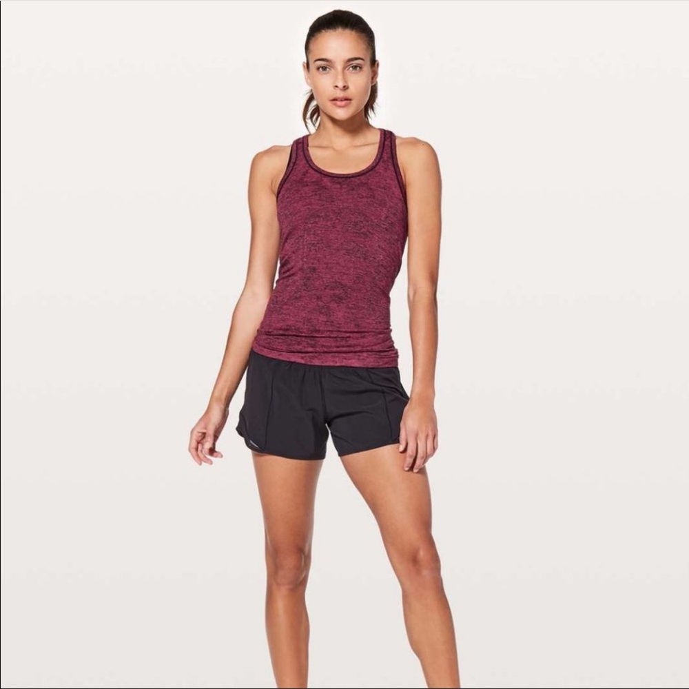 Lululemon Swiftly Tech Racerback Tank Top fuchsia/pink/black - Picture 2 of 7